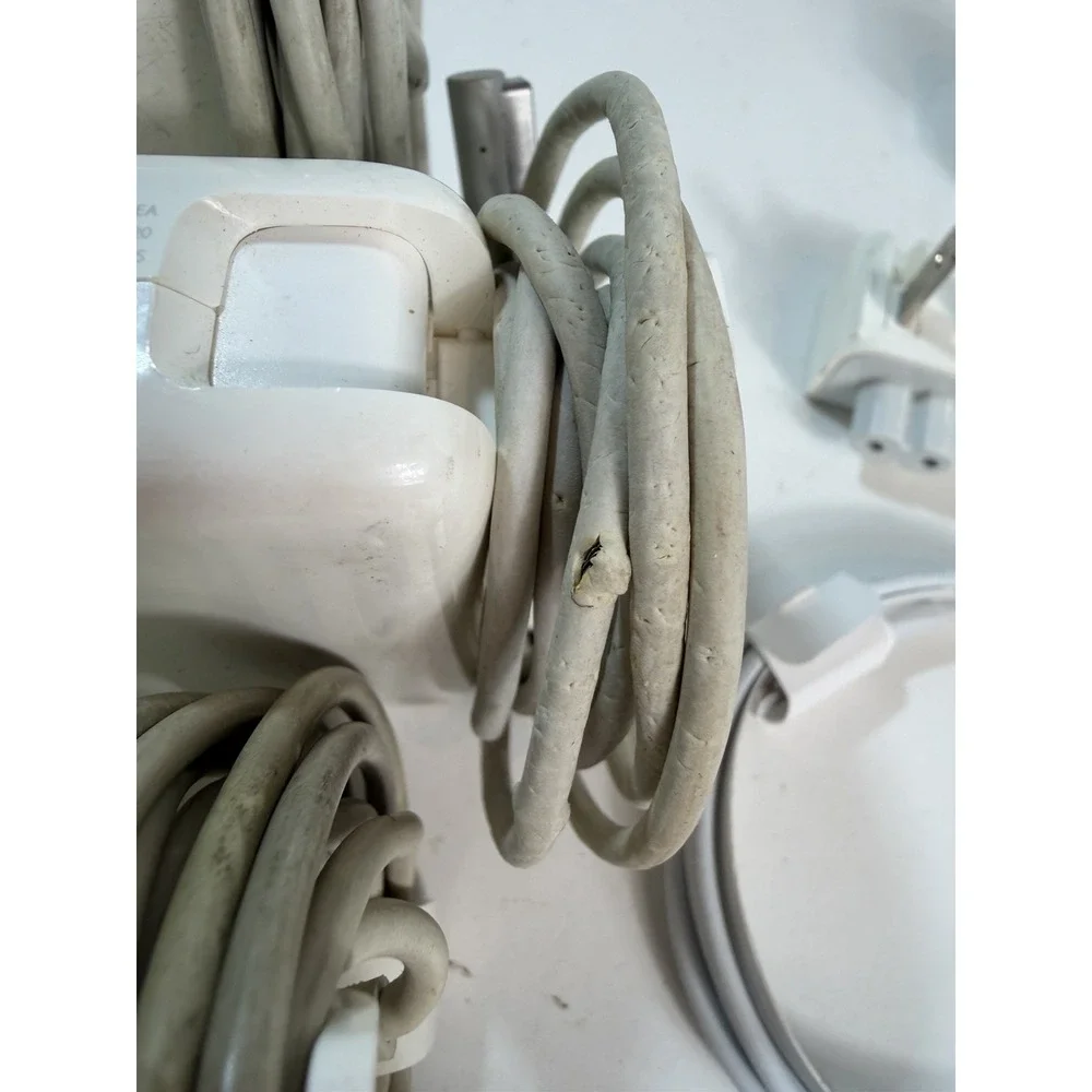 Lot of Apple MagSafe 60W, 85W Power Adapters & Cables (For Parts/As Is)